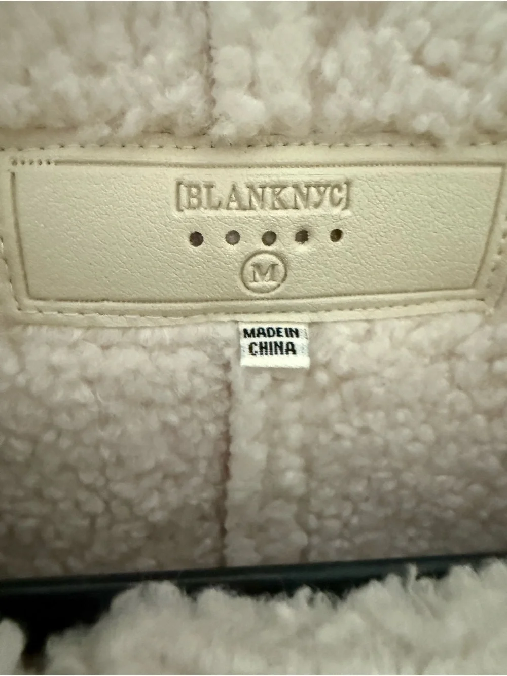 BLANKNYC Ahead of Curve Faux Suede Jacket size Medium